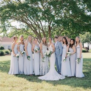 Whisper Blue Jenny Yoo Bridesmaid Dress